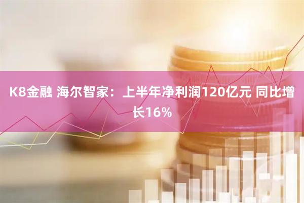 K8金融 海尔智家:上半年净利润120亿元 同比增长16%
